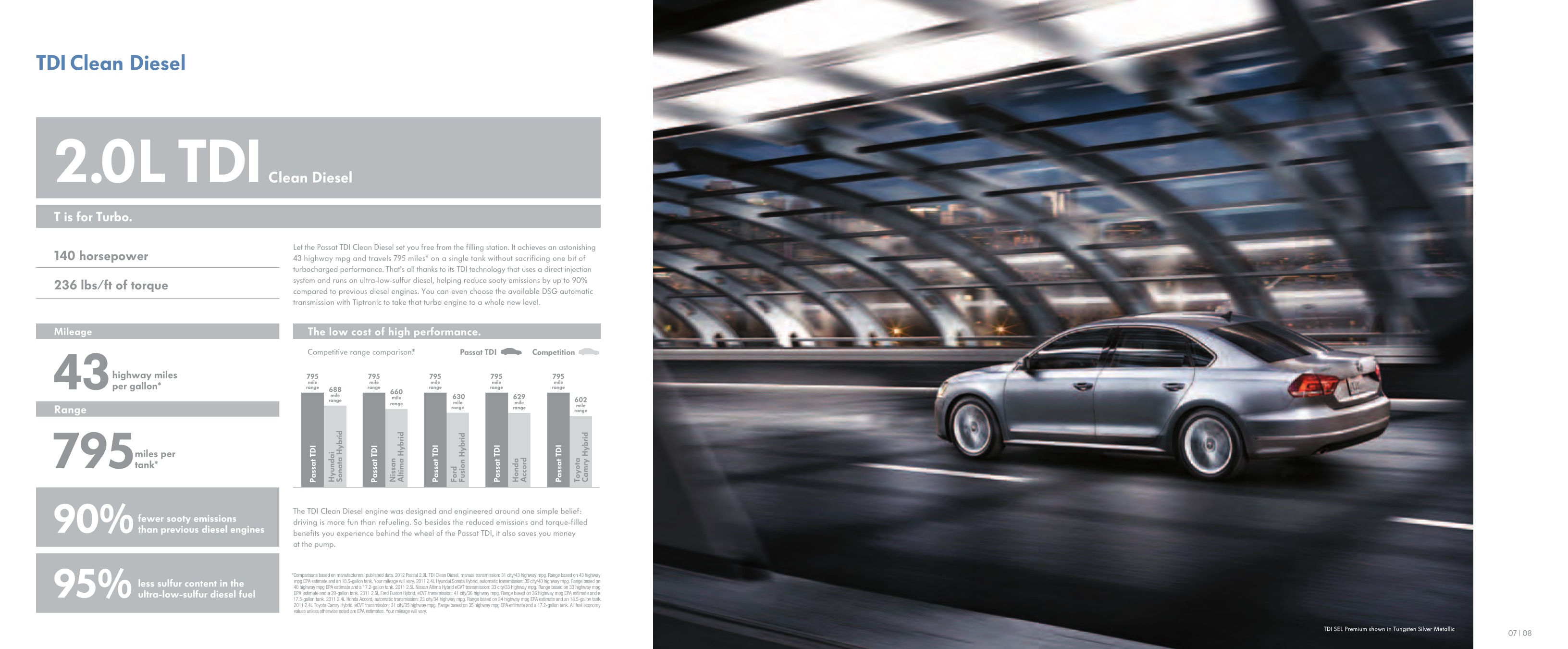 2012 VW Passat Brochure Page 9